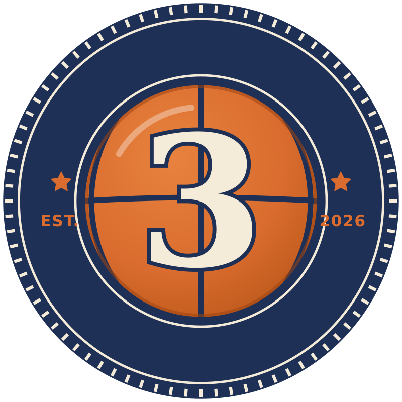 Three & Dime badge