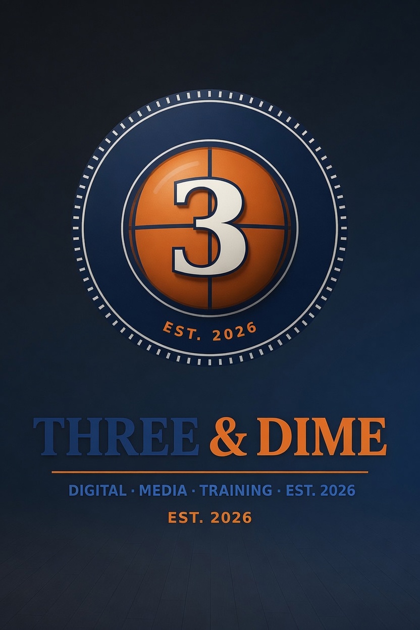 Three & Dime brand poster